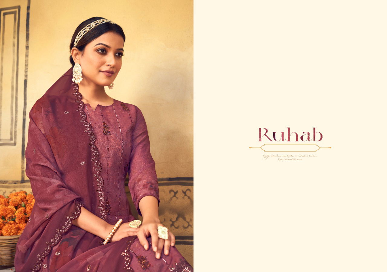 Mayur Ruhab Moon Heavy Festive Wear Wholesale Sharara Suits